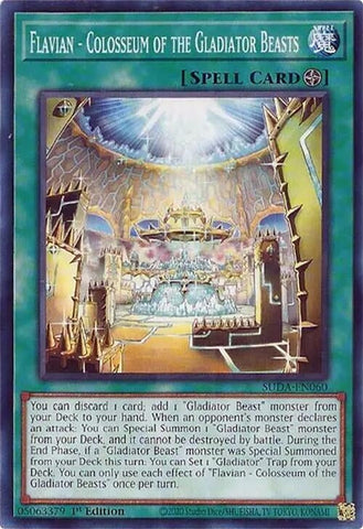 Flavian - Colosseum of the Gladiator Beasts (SUDA-EN060) (Supreme Darkness) YuGiOh