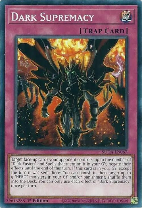 Dark Supremacy (SUDA-EN067) (Supreme Darkness) YuGiOh