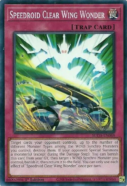 Speedroid Clear Wing Wonder (SUDA-EN068) (Supreme Darkness) YuGiOh