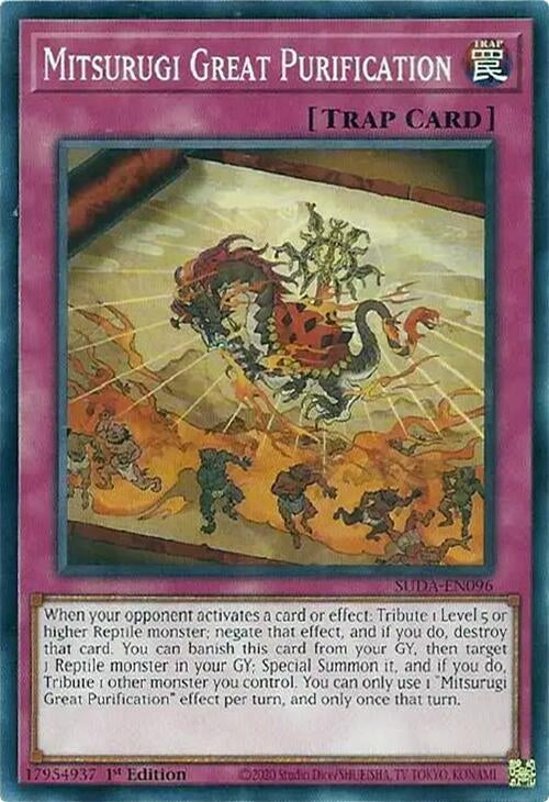 Mitsurugi Great Purification (SUDA-EN096) (Supreme Darkness) YuGiOh