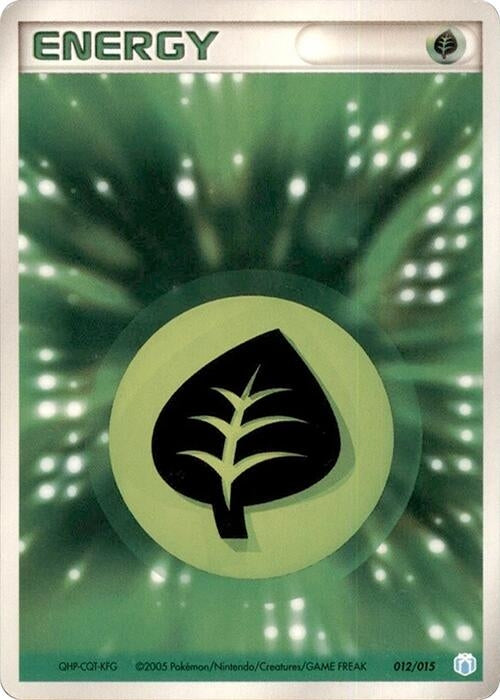 Image for Basic Grass Energy (012/015) (Gift Box Mew - Lucario (Crawdaunt Quarter Deck)) - Pokemon Japan
