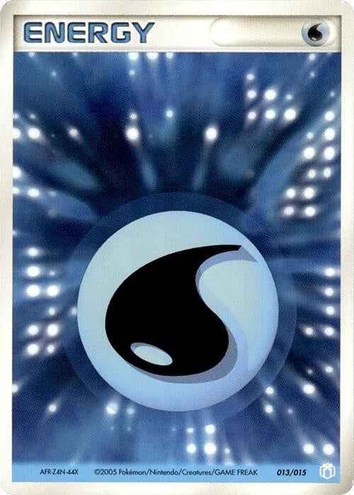 Image for Basic Water Energy (013/015) (Gift Box Mew - Lucario (Crawdaunt Quarter Deck)) - Pokemon Japan