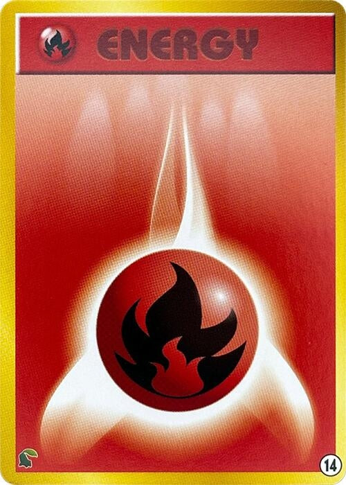 Image for Basic Fire Energy - 14 (14) (Intro Pack Neo (Chikorita)) - Pokemon Japan