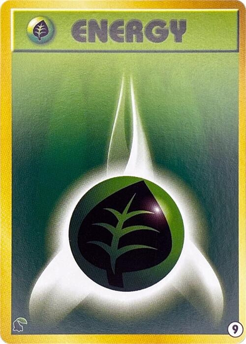 Image for Basic Grass Energy - 9 (9) (Intro Pack Neo (Chikorita)) - Pokemon Japan