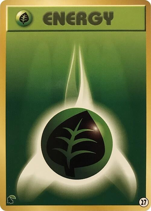 Image for Basic Grass Energy - 27 (27) (Intro Pack Neo (Chikorita)) - Pokemon Japan