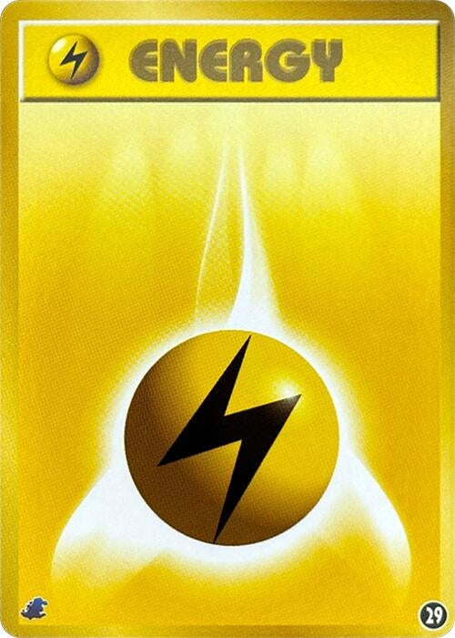 Image for Basic Lightning Energy - 29 (29) (Intro Pack Neo (Totodile)) - Pokemon Japan