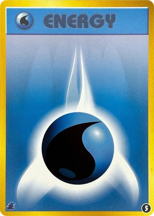 Image for Basic Water Energy - 5 (5) (Intro Pack Neo (Totodile)) - Pokemon Japan