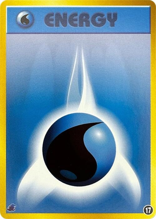 Image for Basic Water Energy - 17 (17) (Intro Pack Neo (Totodile)) - Pokemon Japan