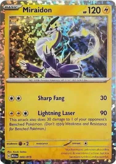 Image for Miraidon (003/015) (McDonald's Promos 2024) (M24) - Pokemon