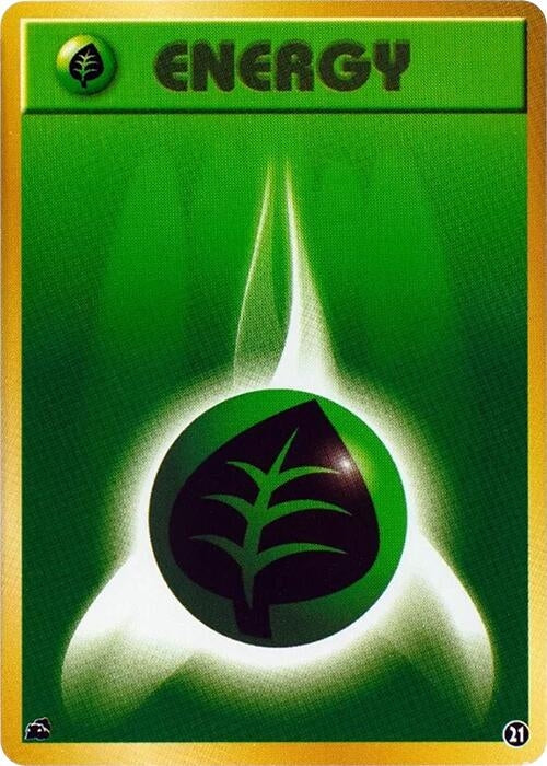 Image for Basic Grass Energy - 21 (21) (Intro Pack (Bulbasaur)) - Pokemon Japan