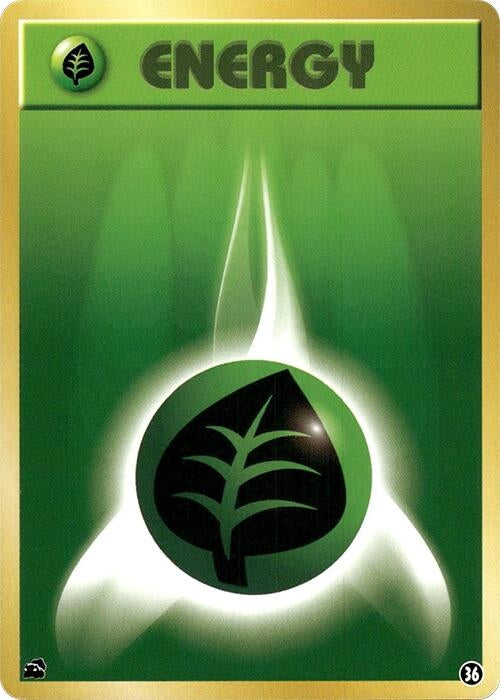 Image for Basic Grass Energy - 36 (36) (Intro Pack (Bulbasaur)) - Pokemon Japan