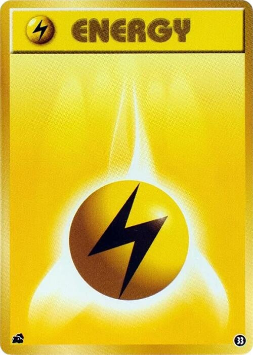 Image for Basic Lightning Energy - 33 (33) (Intro Pack (Bulbasaur)) - Pokemon Japan