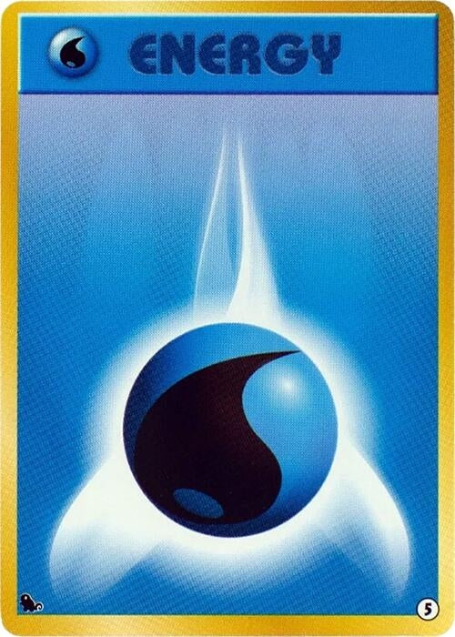 Image for Basic Water Energy - 5 (5) (Intro Pack (Squirtle)) - Pokemon Japan