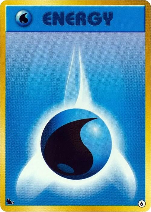 Image for Basic Water Energy - 6 (6) (Intro Pack (Squirtle)) - Pokemon Japan