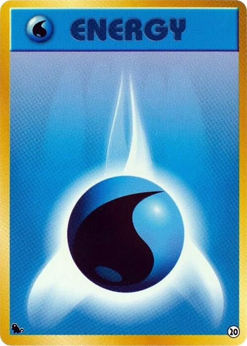 Image for Basic Water Energy - 20 (20) (Intro Pack (Squirtle)) - Pokemon Japan