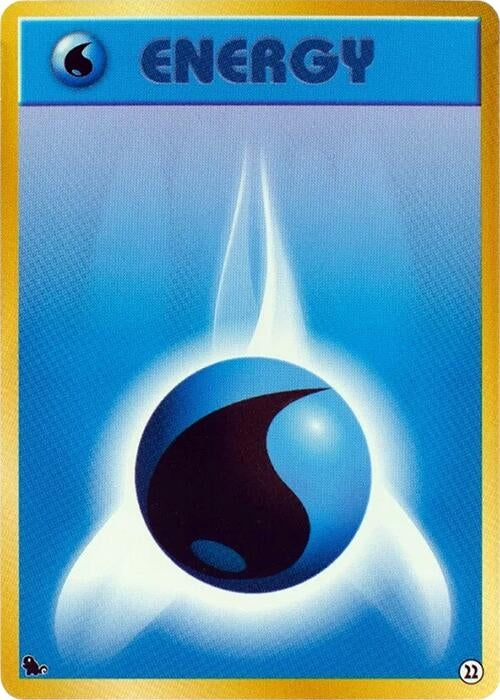 Image for Basic Water Energy - 22 (22) (Intro Pack (Squirtle)) - Pokemon Japan