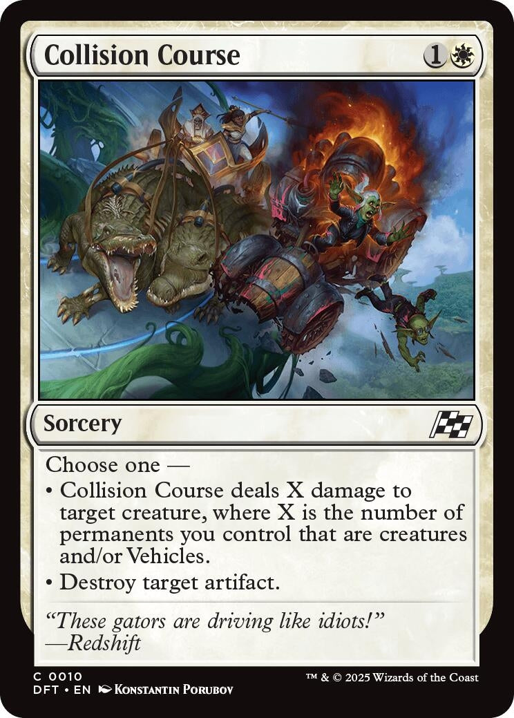 Collision Course (10) (Aetherdrift) Magic: The Gathering