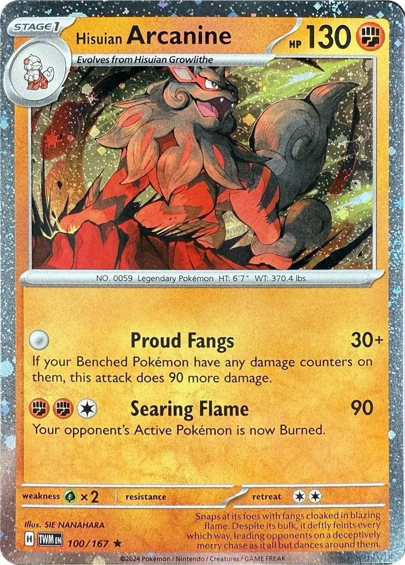 Image for Hisuian Arcanine - 100/167 (Cosmos Holo) (100/167) - Pokemon