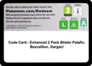 Image for Code Card - Enhanced 2-Pack Blister Pack [Palafin, Baxcalibur & Garganacl] (Miscellaneous Cards & Products) (MCAP) - Pokemon