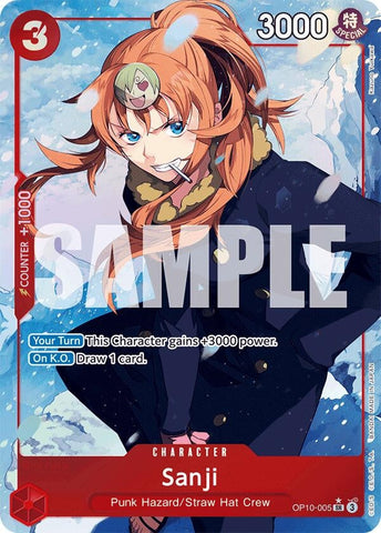 Sanji (Parallel) (OP10-005) (Royal Blood) One Piece Card Game