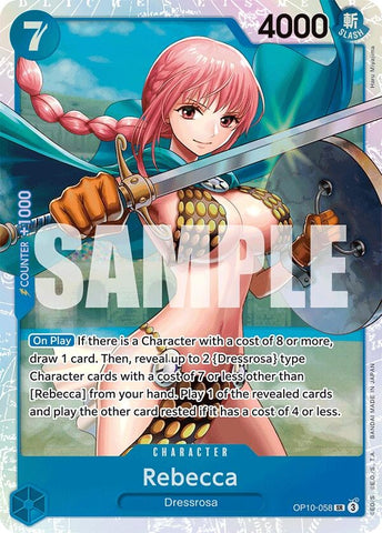 Image for Rebecca (OP10-058) (Royal Blood) - One Piece Card Game