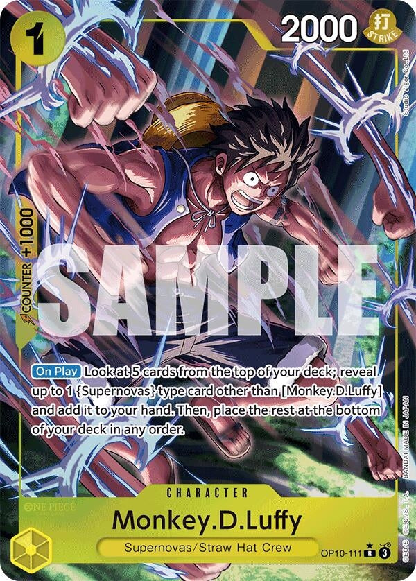 Monkey.D.Luffy (111) (Parallel) (OP10-111) (Royal Blood) One Piece Card Game