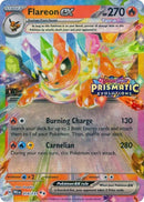 Flareon ex - 014/131 (Prismatic Evolutions Stamp) (014/131) (Miscellaneous Cards & Products) Pokemon
