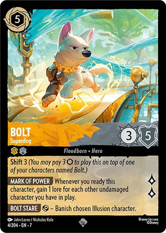 Bolt - Superdog (4/204) (Archazia's Island) Disney Lorcana