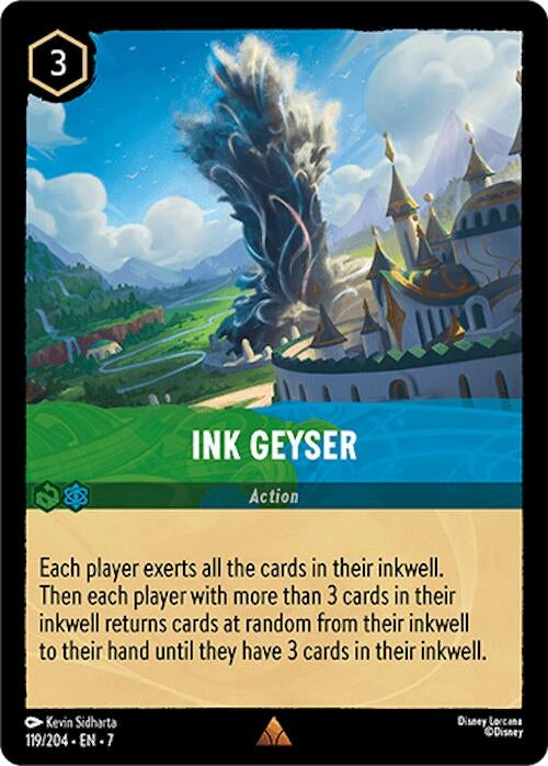 Ink Geyser (119/204) (Archazia's Island) Disney Lorcana