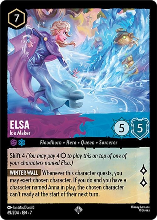 Elsa - Ice Maker (69/204) (Archazia's Island) Disney Lorcana