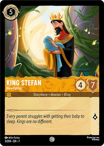 King Stefan - New Father (3/204) (Archazia's Island) Disney Lorcana