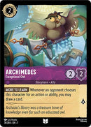 Image for Archimedes - Exceptional Owl (76/204) (Archazia's Island) (7) - Disney Lorcana