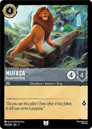 Image for Mufasa - Respected King (196/204) (Archazia's Island) (7) - Disney Lorcana