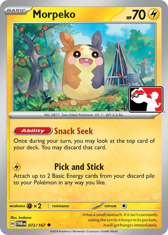 Morpeko - 072-167 (072/167) (Prize Pack Series Cards) Pokemon