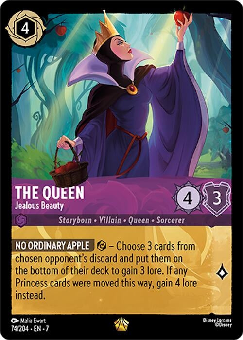 Image for The Queen - Jealous Beauty (74/204) (Archazia's Island) (7) - Disney Lorcana