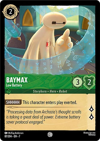 Baymax - Low Battery (87/204) (Archazia's Island) Disney Lorcana