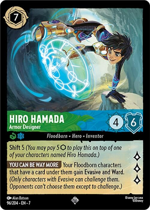 Hiro Hamada - Armor Designer (96/204) (Archazia's Island) Disney Lorcana