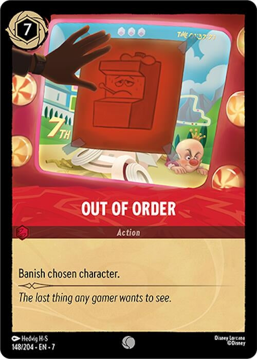 Image for Out of Order (148/204) (Archazia's Island) (7) - Disney Lorcana