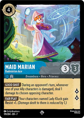 Maid Marian - Badminton Ace (176/204) (Archazia's Island) Disney Lorcana