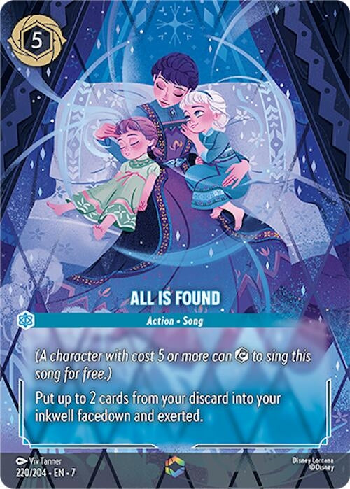 Image for All Is Found (Enchanted) (220/204) (Archazia's Island) (7) - Disney Lorcana