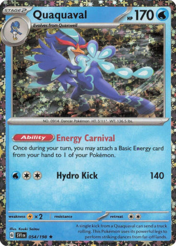 Quaquaval - 054/198 (Sparkle Holo) (054/198) (Miscellaneous Cards & Products) (MCAP) Pokemon