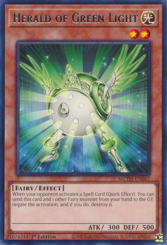 Herald of Green Light (MZTM-EN062) (Maze of the Master) YuGiOh