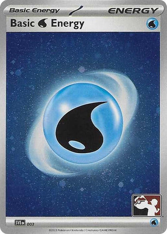 Basic Water Energy - 003 (Cosmos Holo) (003) (Prize Pack Series Cards) Pokemon