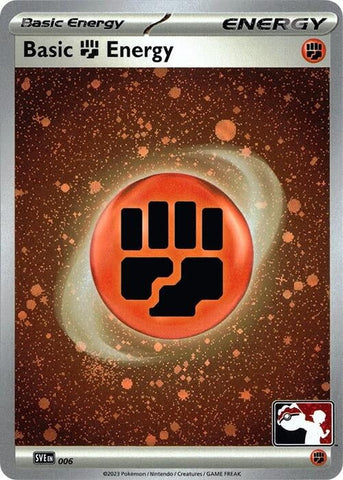 Basic Fighting Energy - 006 (Cosmos Holo) (006) (Prize Pack Series Cards) Pokemon