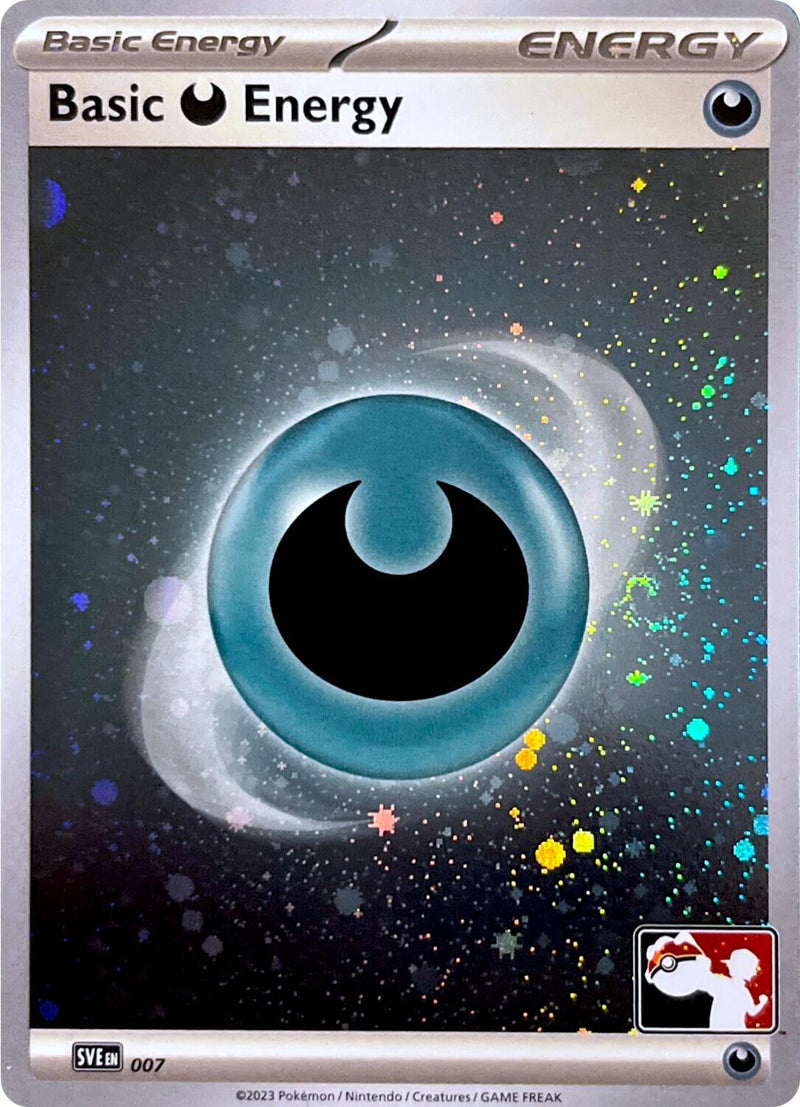 Image for Basic Darkness Energy - 007 (Cosmos Holo) (007) (Prize Pack Series Cards) - Pokemon