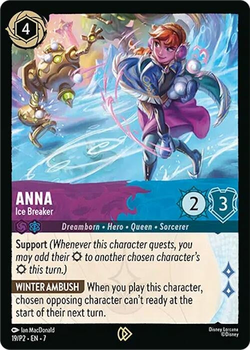 Image for Anna - Ice Breaker (19) (Disney Lorcana Promo Cards) (DLPC) - Disney Lorcana
