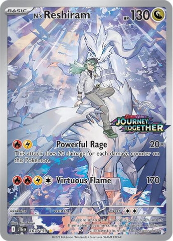 N's Reshiram - 167/159 (Journey Together Stamped) (167/159) (Miscellaneous Cards & Products) Pokemon