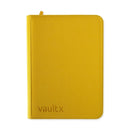 Image for Vault X Zip Binder Exo-Tec - Yellow 9 Pocket - Storage Albums