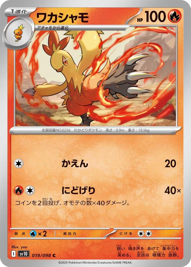 Image for Combusken (019/098) (SV10: The Glory of Team Rocket) (SV10) - Pokemon Japan