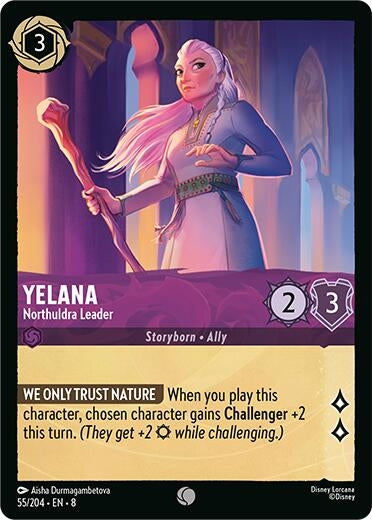 Image for Yelana - Northuldra Leader (55/204) (Reign of Jafar) (8) - Disney Lorcana